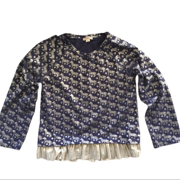 CREWCUTS Cozy Leggings & Top OUTFIT Silver Zebra - Picture 4 of 7